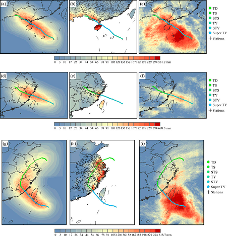 科研进展：适用于巨灾风险评估的中国登陆台风降水参数化模型